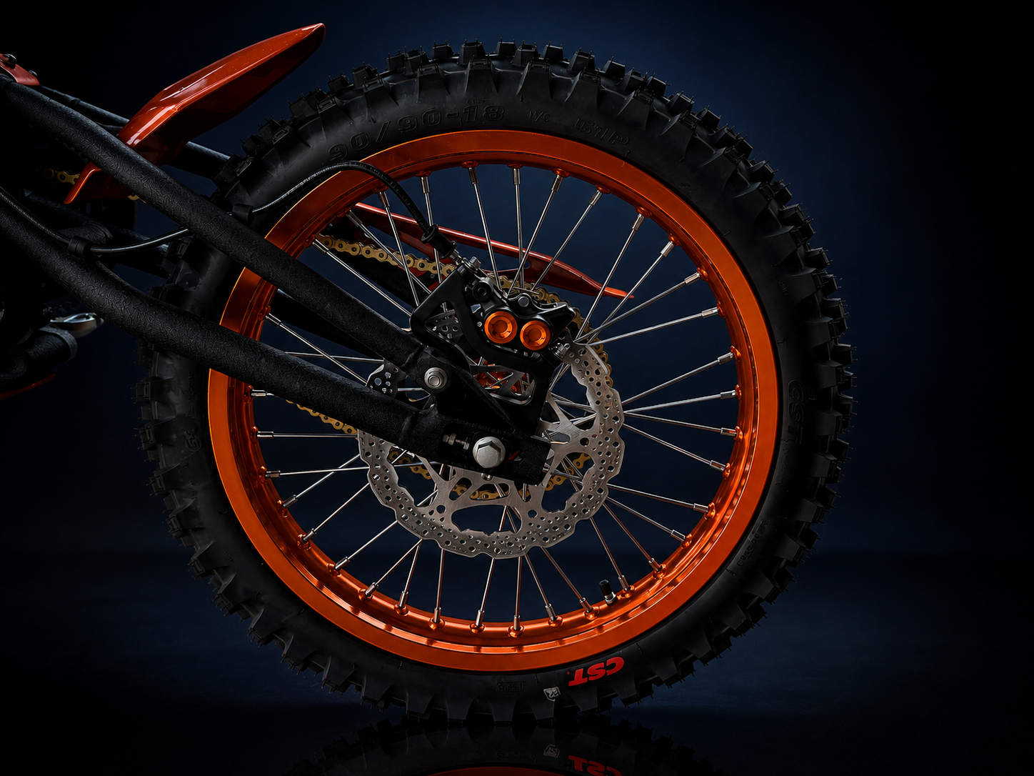 SkyLeap Rear Wheel close